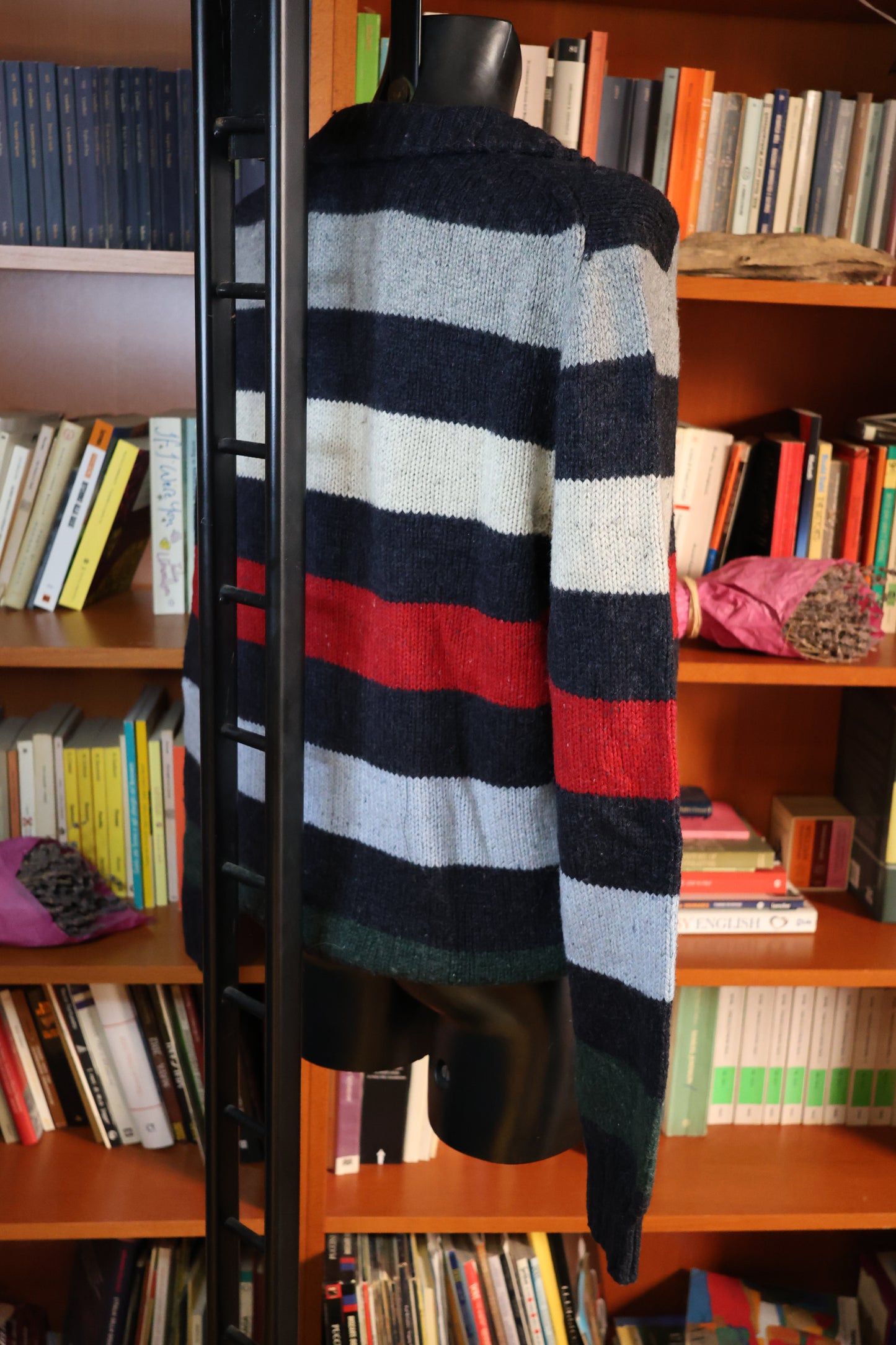 Striped boyfriend sweater