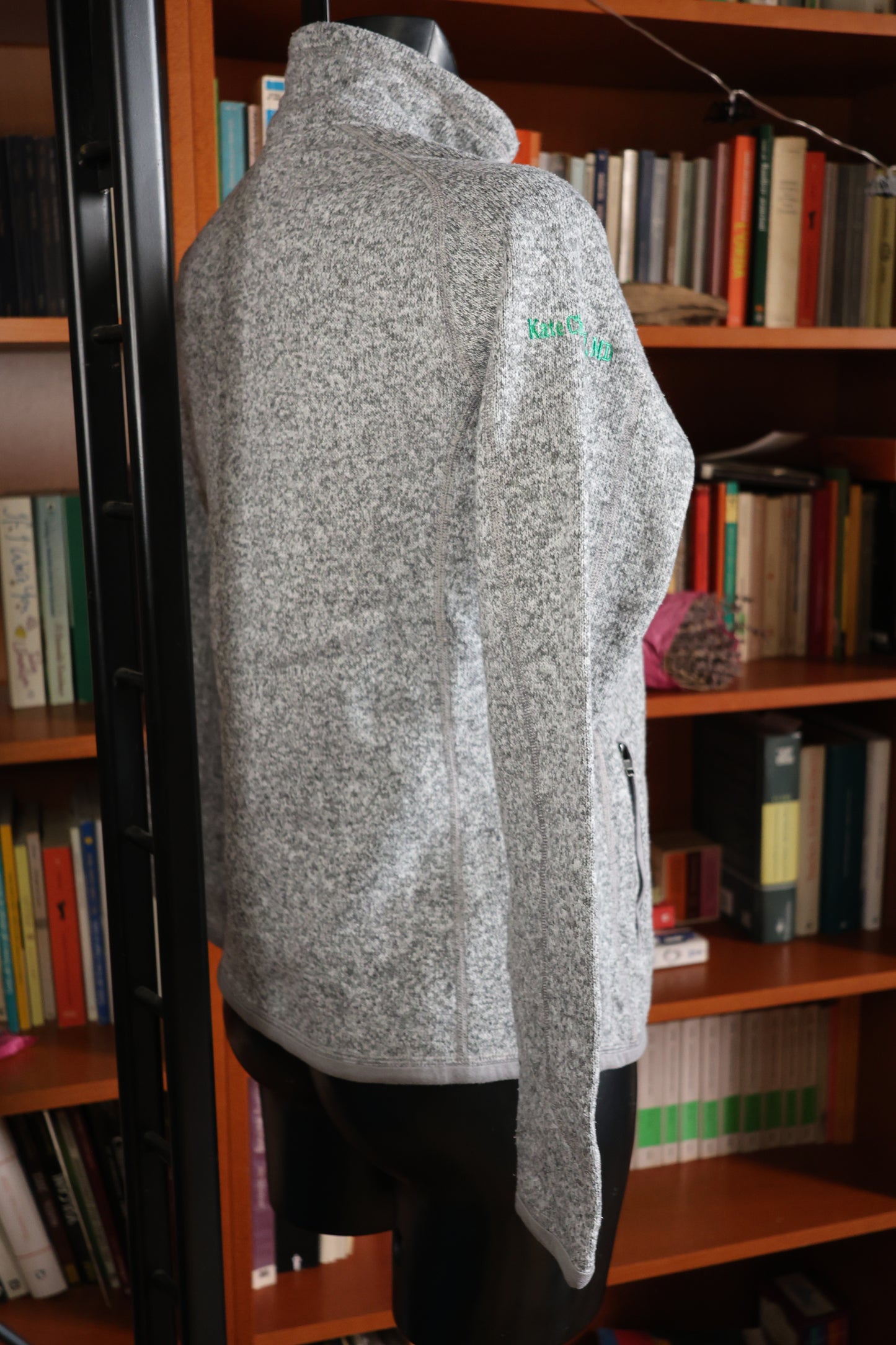 Patagonia grey fleece jacket