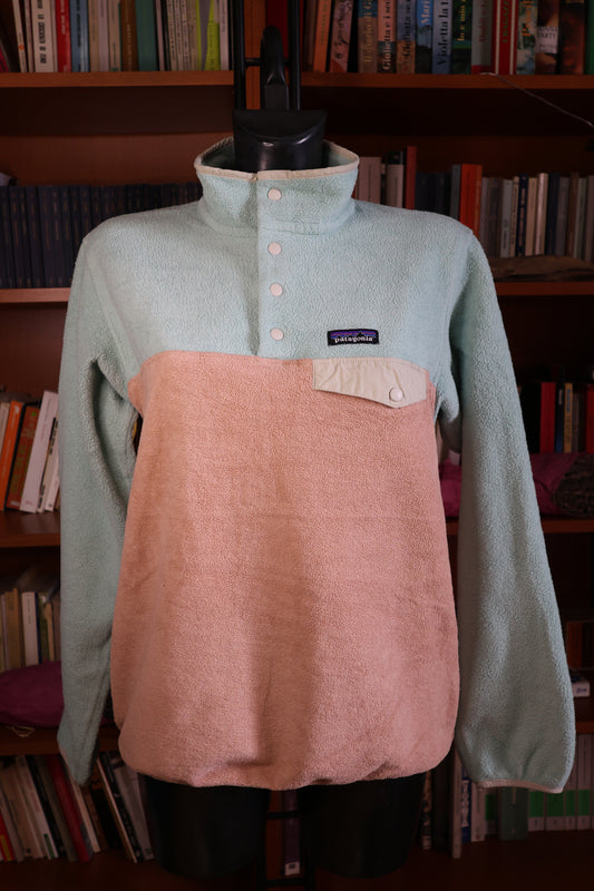 02 Bicolor Patagonia fleece jacket