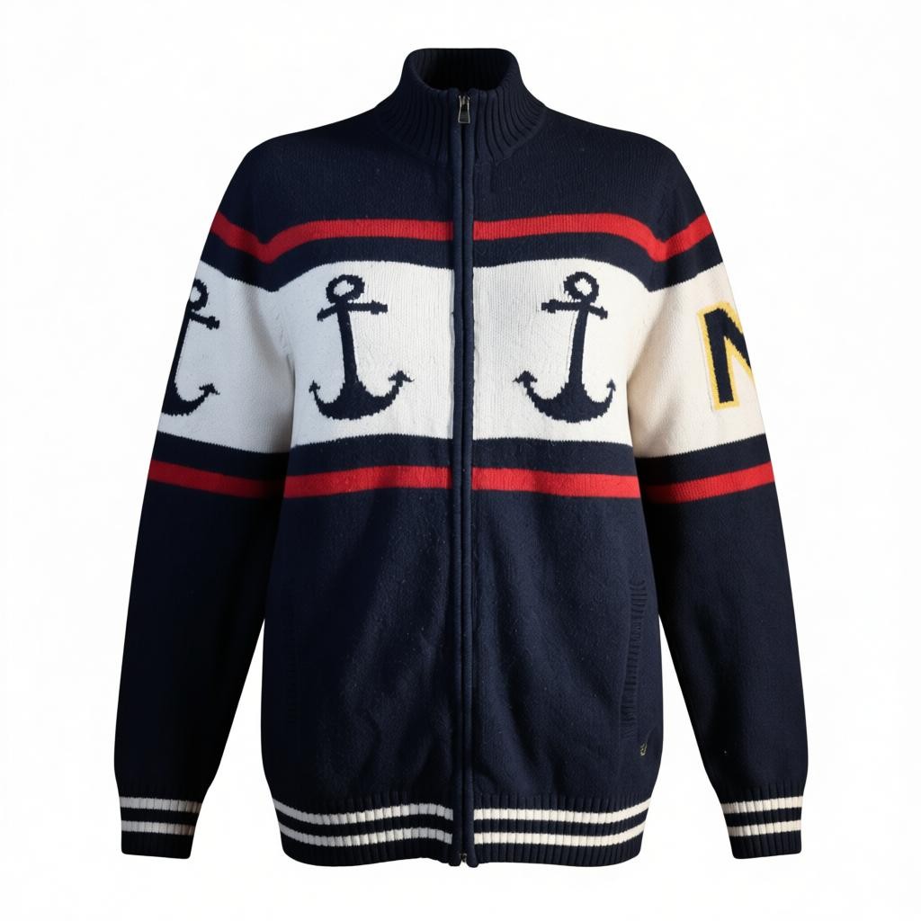 Sweater with anchors