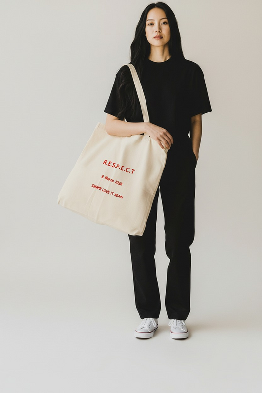 Limited Edition R.E.S.P.E.C.T tote bag