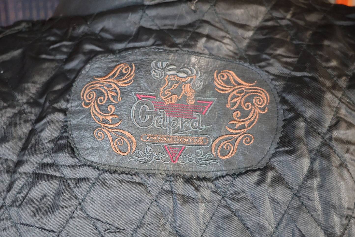 Capra vintage leather jacket