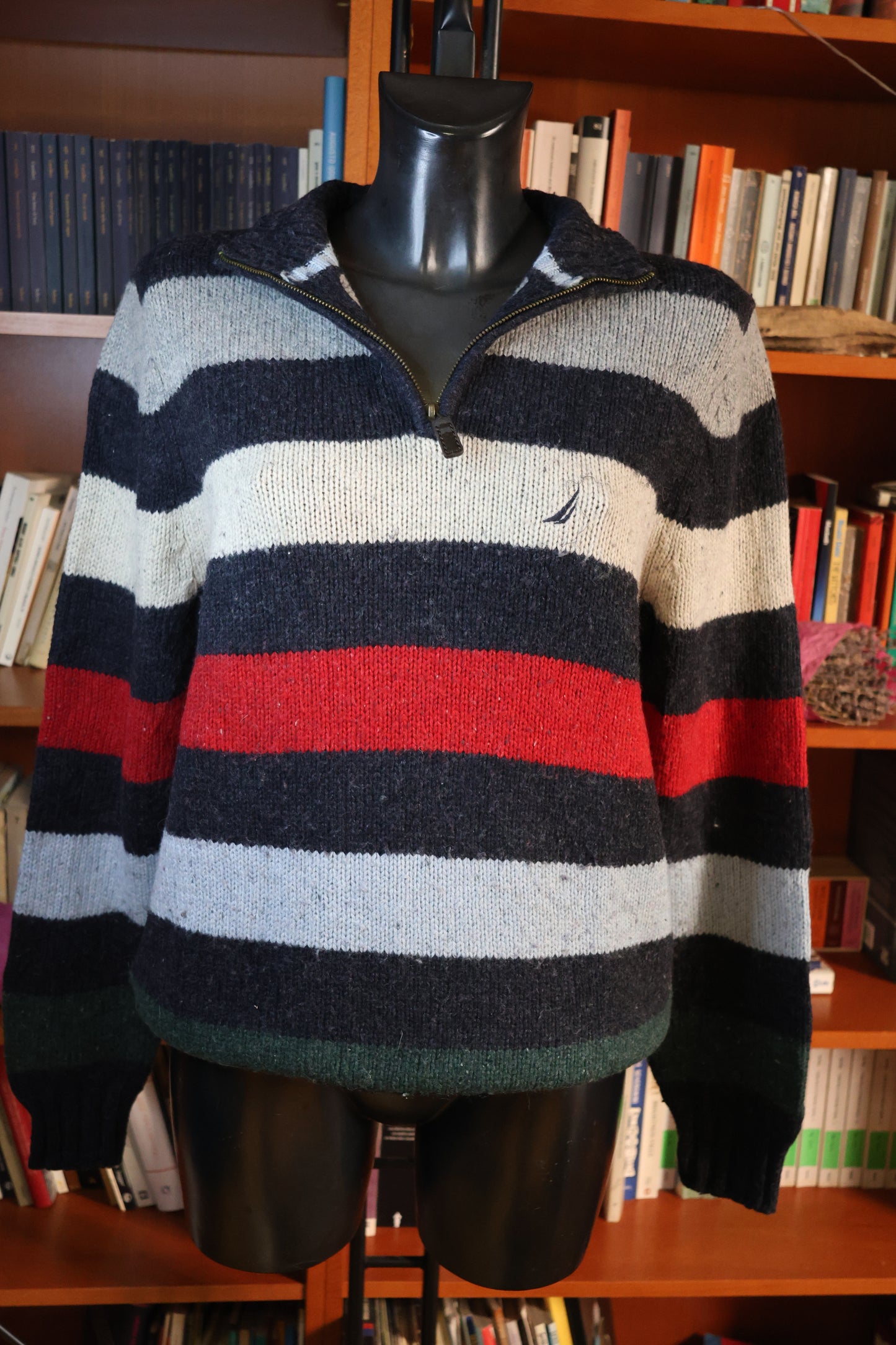 Striped boyfriend sweater