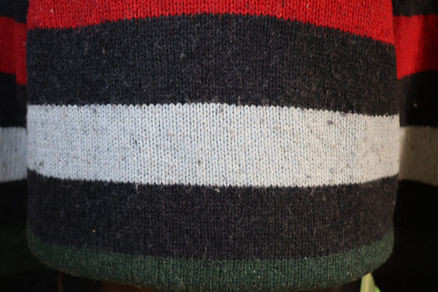 Striped boyfriend sweater