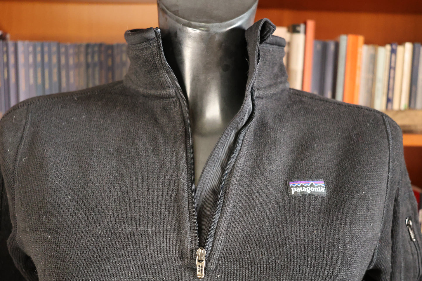 Black Patagonia pile jacket