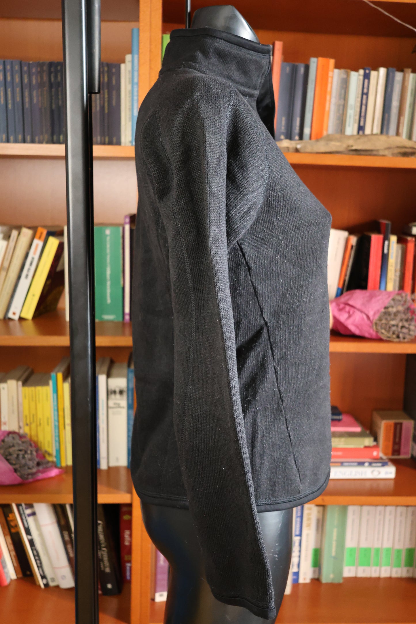 Black Patagonia pile jacket