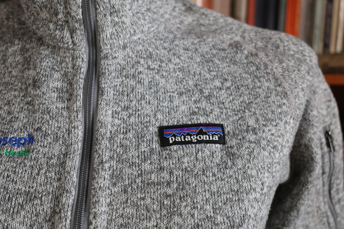 Patagonia grey fleece jacket