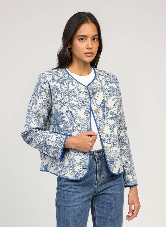 SHERA JACKET indigo: S/M