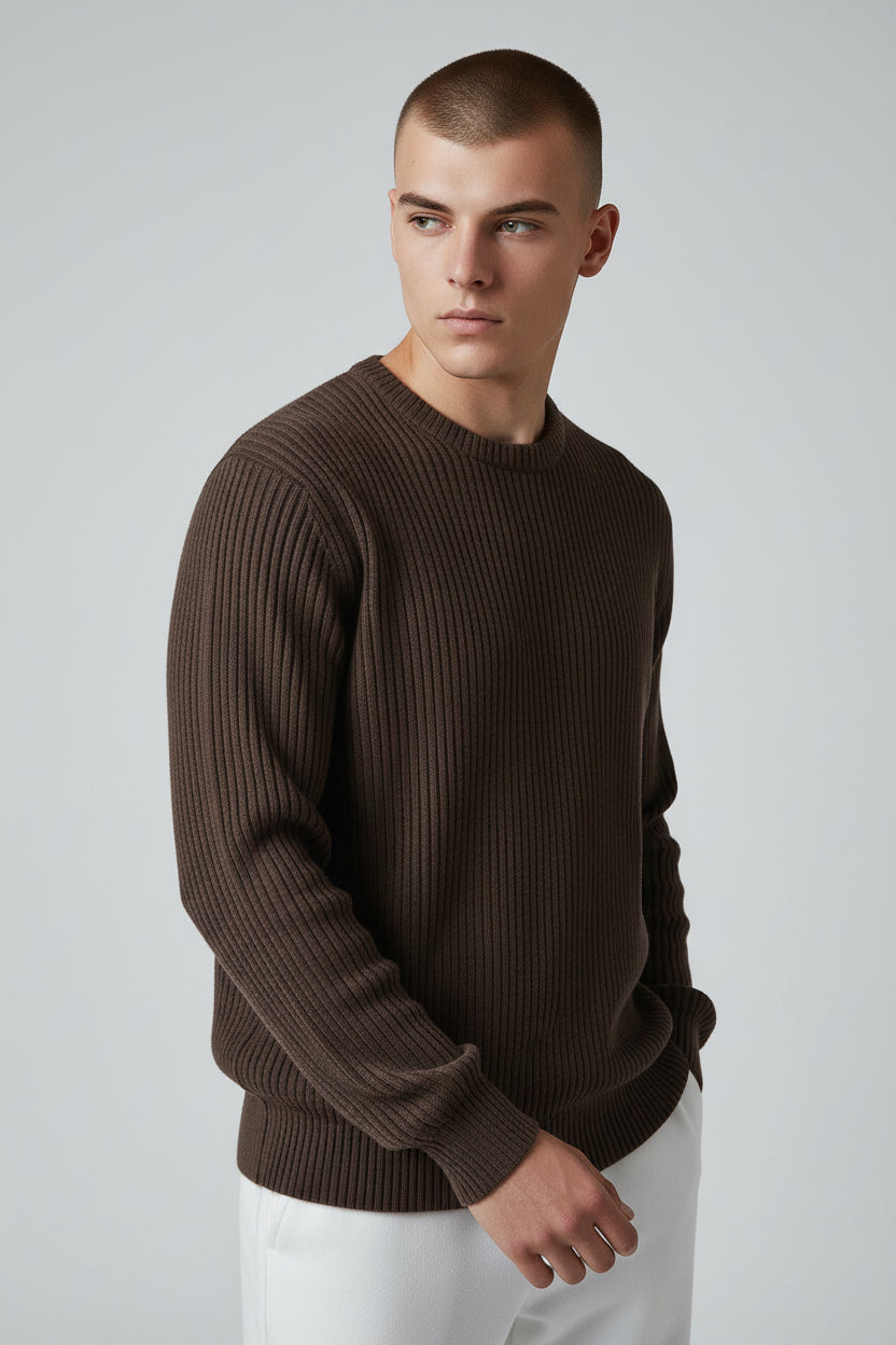 Chocolate brown sweater