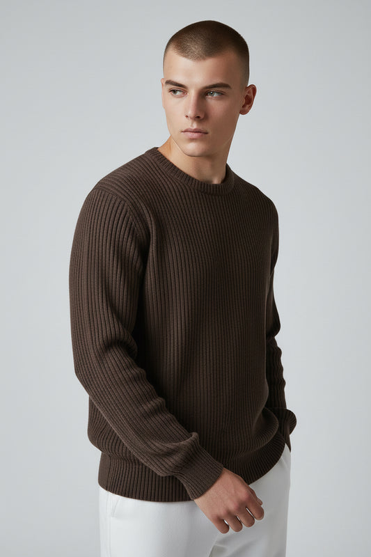 Chocolate brown sweater