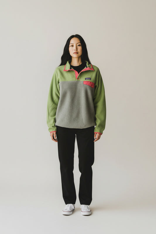 Bicolor Patagonia fleece jacket
