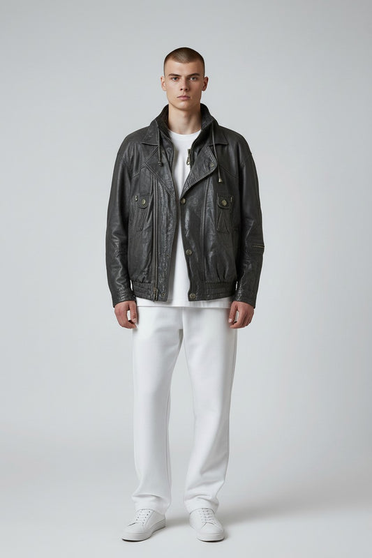 Capra vintage leather jacket