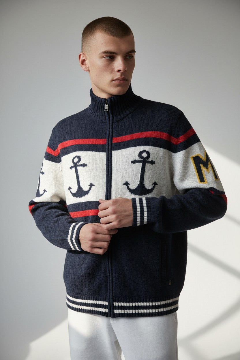Sweater with anchors
