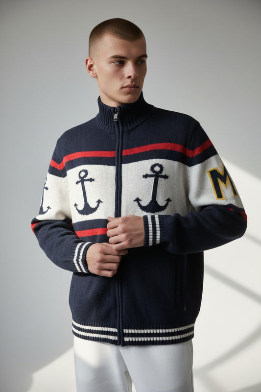 Sweater with anchors